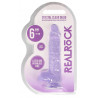 Real Rock Crystal Gode Crystal Clear 12 x 3cm Violet